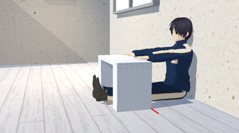 長座体前屈 長座姿勢